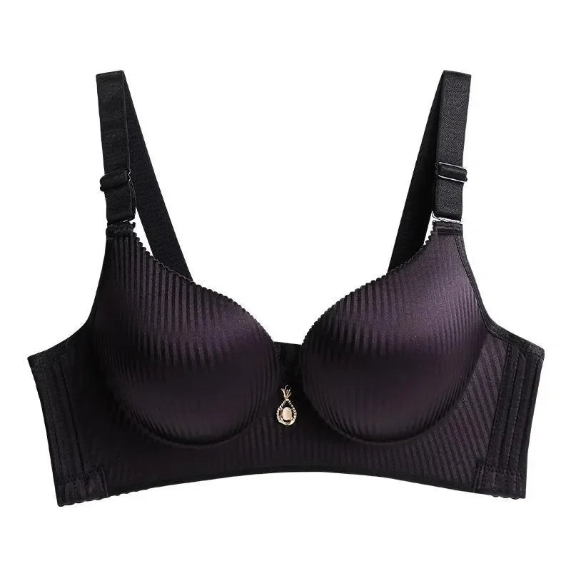 Women's 8CM Extreme Push Up Bra Wireless Side Smoothing Lift Enhance for Small Flat Chest Seamless Breathable Comfort AA A B Cup