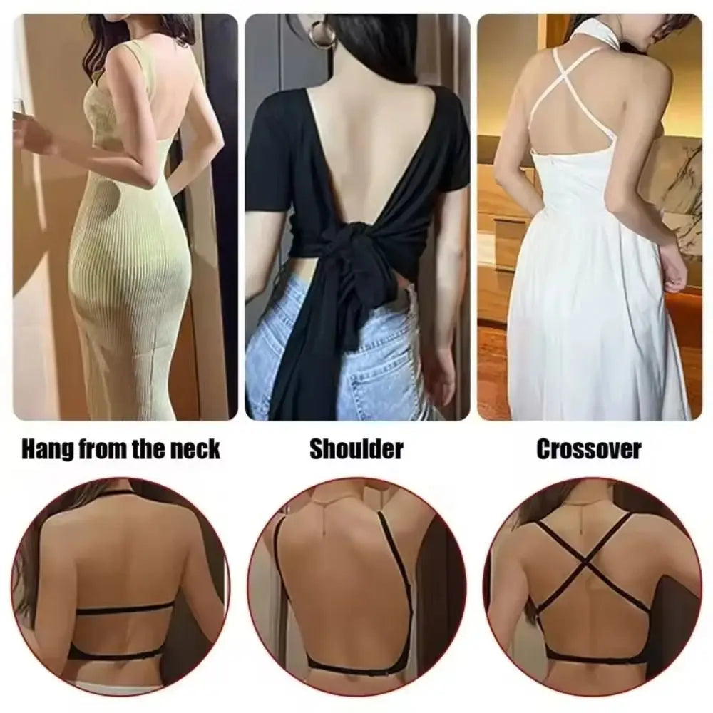 Wire-Free Invisible U Plunge Bra – Breathable Backless