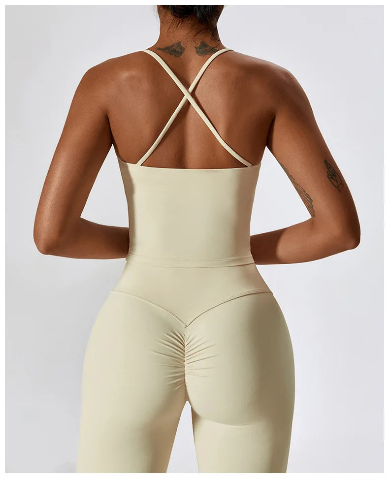 Breathable Yoga Bra Outdoor Gym Running Sports Bra Fitness Tops For Women Quick Dry Workout Clothing Yoga Tank Top