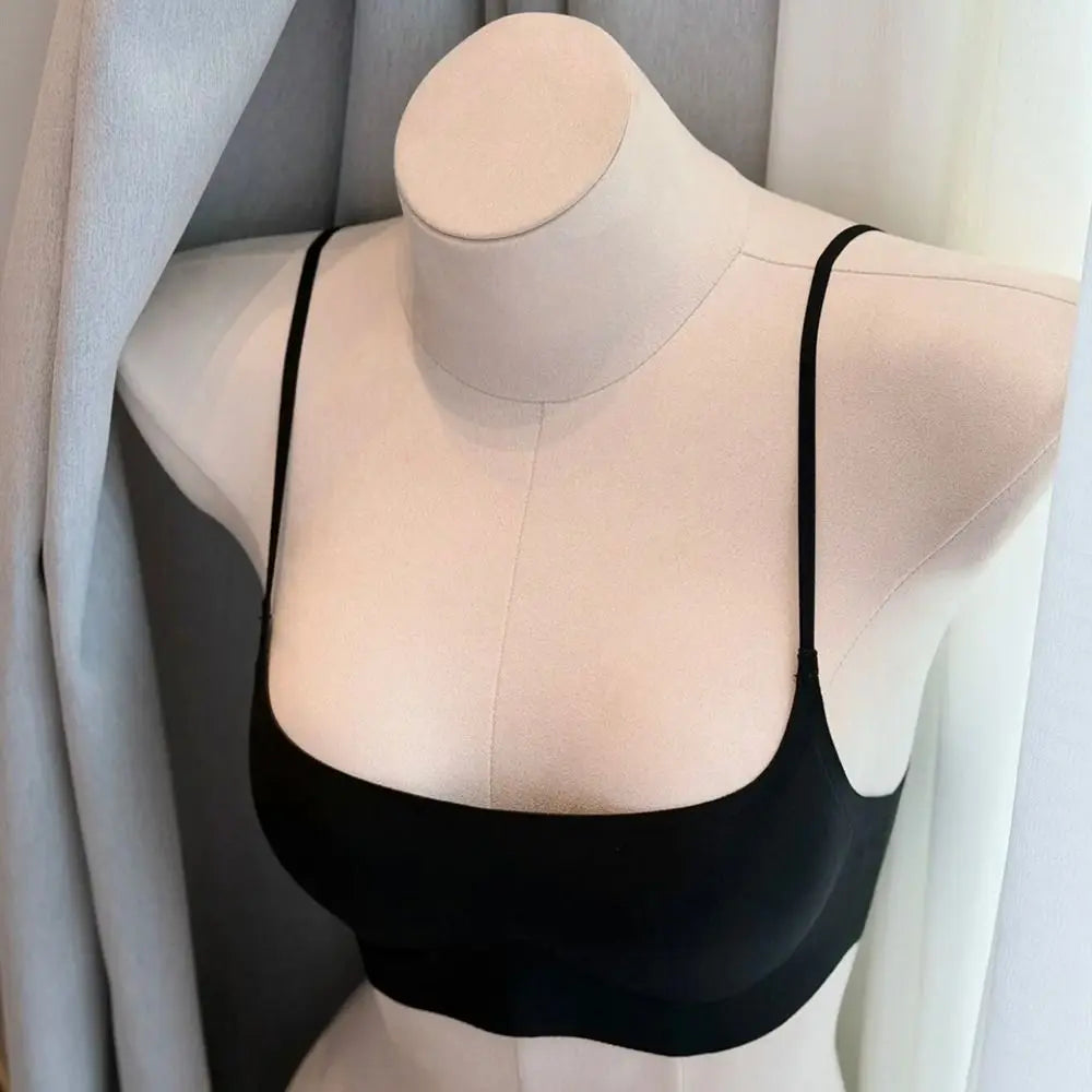 AB Cup Push-Up Bra – Seamless Low Neckline Breathable T-Shirt Everyday S–XL