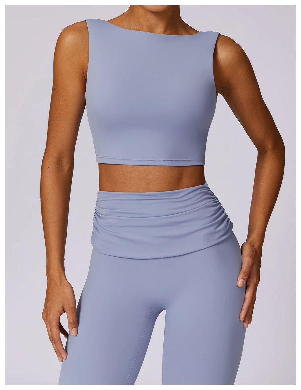 High Strength Sports Bra Shockproof Crop Top Anti-sweat Fitness Top Women Yoga Bra Backless Push Up Sport Top Gym Workout Top