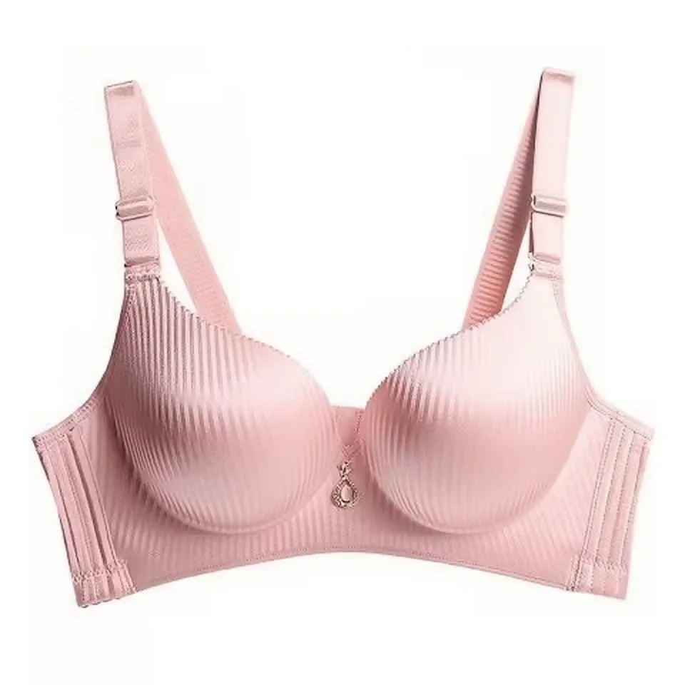 Women's 8CM Extreme Push Up Bra Wireless Side Smoothing Lift Enhance for Small Flat Chest Seamless Breathable Comfort AA A B Cup
