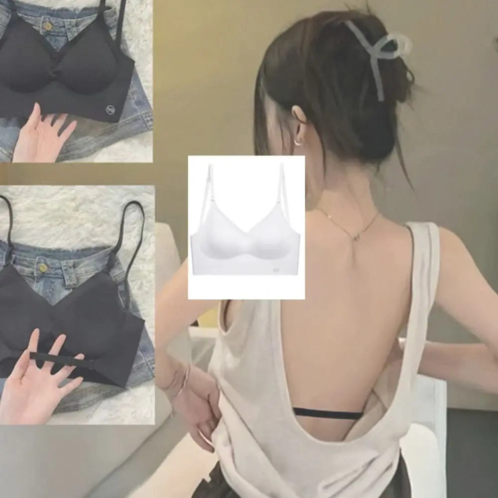Wire-Free Invisible U Plunge Bra – Breathable Backless