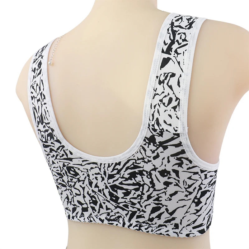 Front Closure Wireless Push-Up Bra – Comfortable T-Shirt Lingerie 75C–125C
