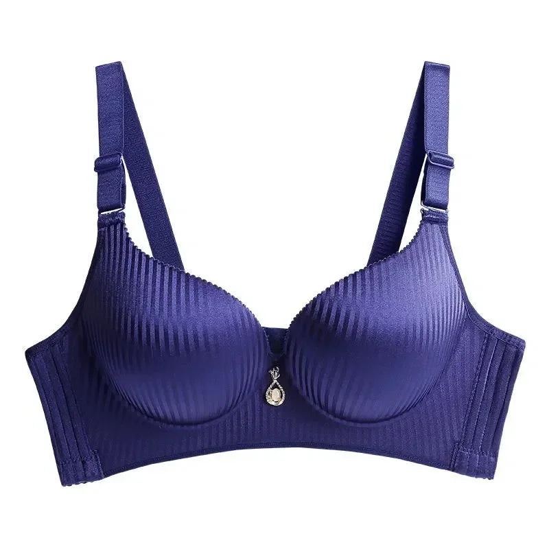 Women's 8CM Extreme Push Up Bra Wireless Side Smoothing Lift Enhance for Small Flat Chest Seamless Breathable Comfort AA A B Cup