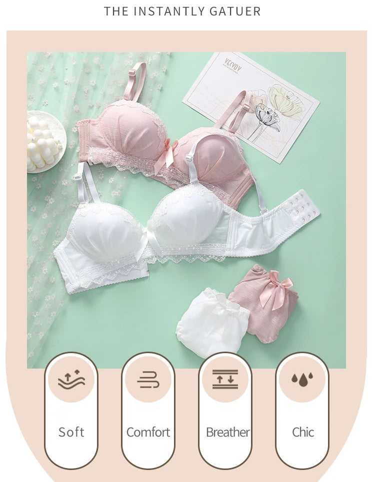 2022 underwire half cup 3/4  sexy bra size AB 70-85 soft push up underwear for women
