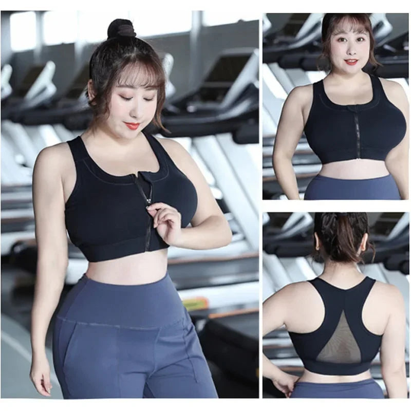 Cloud Hide S-5XL Sports Top Women Yoga Bra Push Up Brassiere BH Gym Shirt Fitness Shockproof Sportswear Sports Bra Top Plus Size