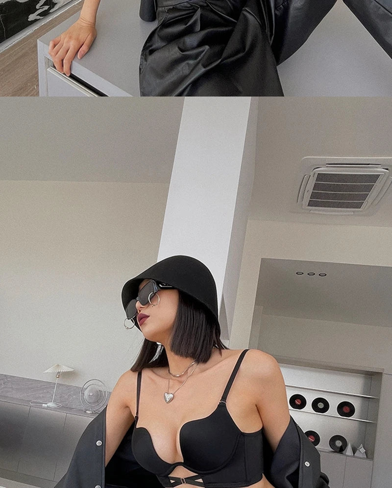 Invisible Deep U Plunge Bra – Backless Strapless (4 Styles)