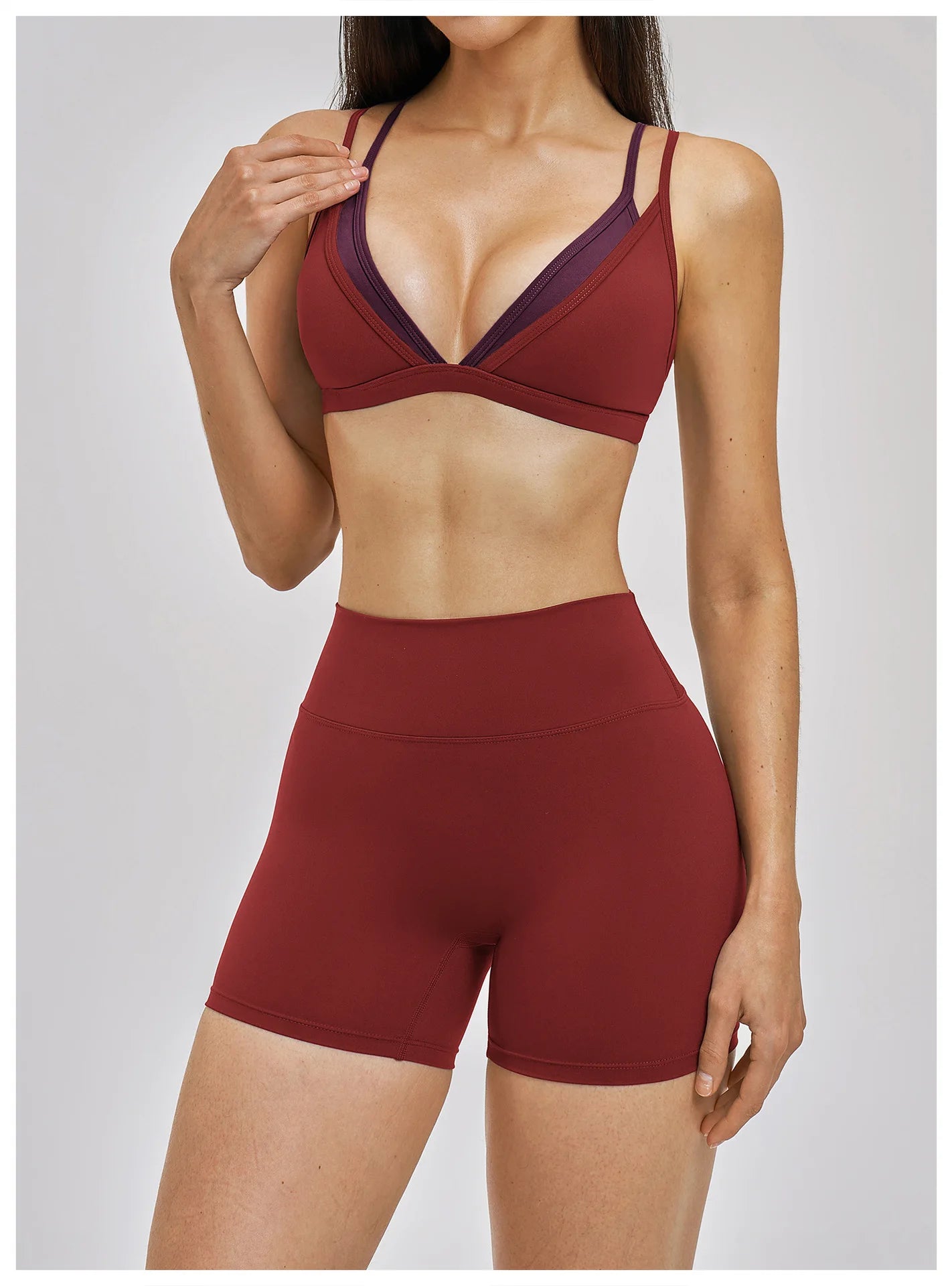 Backless Push-Up Sports Bra – Breathable Anti-Sweat Gym Running Yoga S–XL