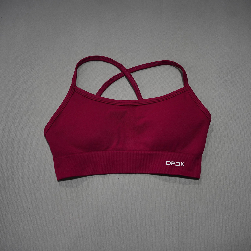 DFDK Women Seamless Cross Back Yoga Bra Wirefree Push Up Sports Top Removable Pad Breathable Shockproof Fitness Gym Daily Wear