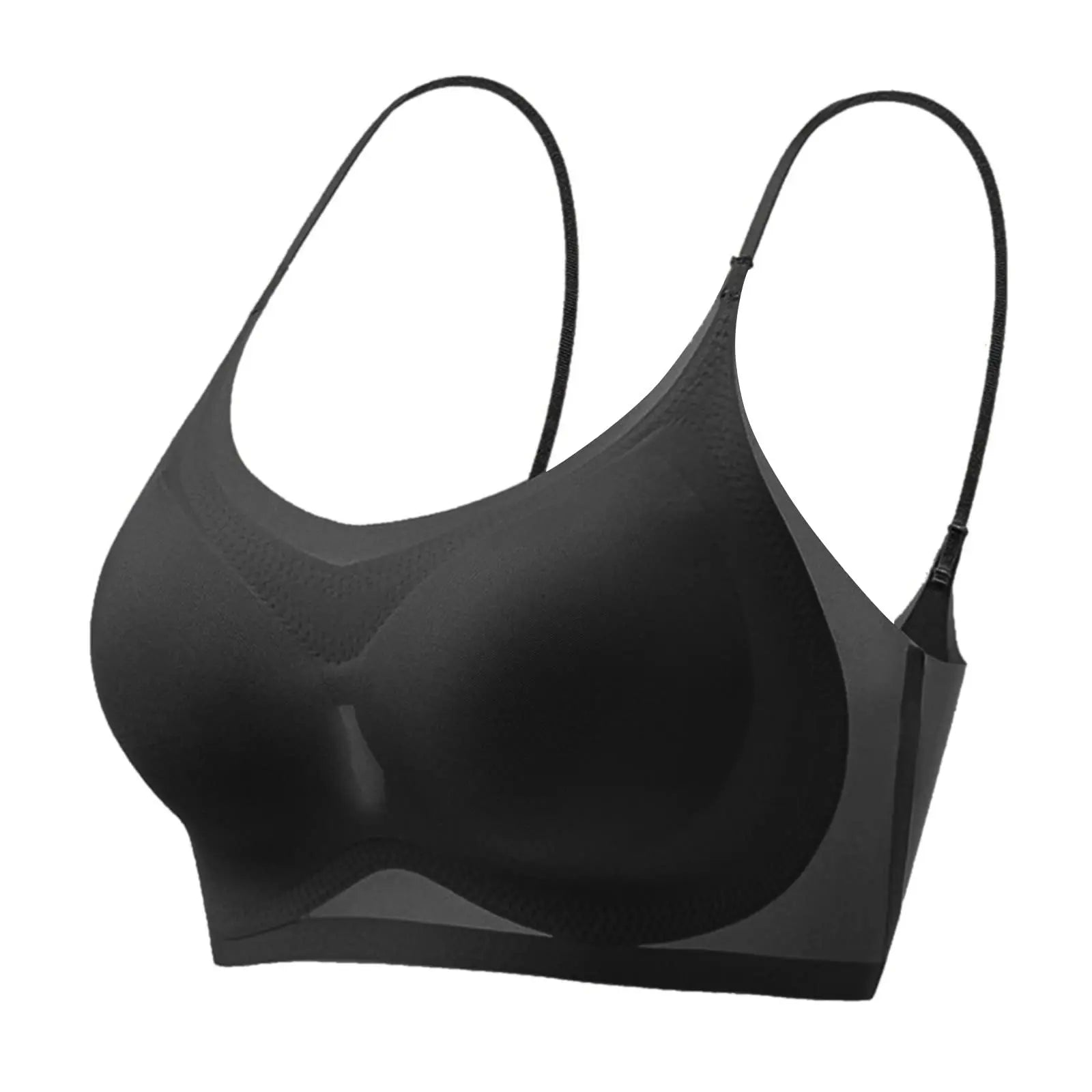 New Women Sexy Push Up Bra Seamless Ultra-Thin Ice Silk Bra Intimates Wireless Bralette Underwear Air Cooling Brassiere With Pad