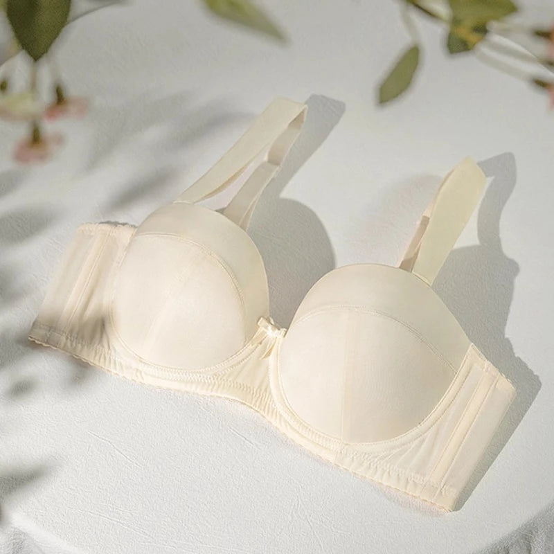 Smooth Minimizer Bra – Full Coverage Side Support Anti-Sagging Wireless 70A–100H