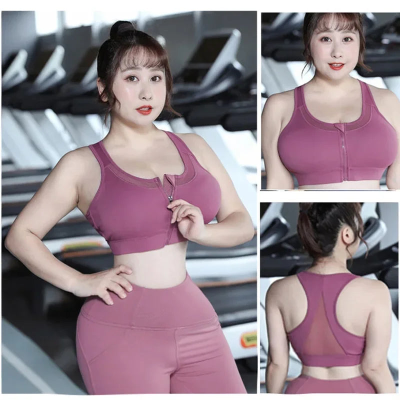 Cloud Hide S-5XL Sports Top Women Yoga Bra Push Up Brassiere BH Gym Shirt Fitness Shockproof Sportswear Sports Bra Top Plus Size