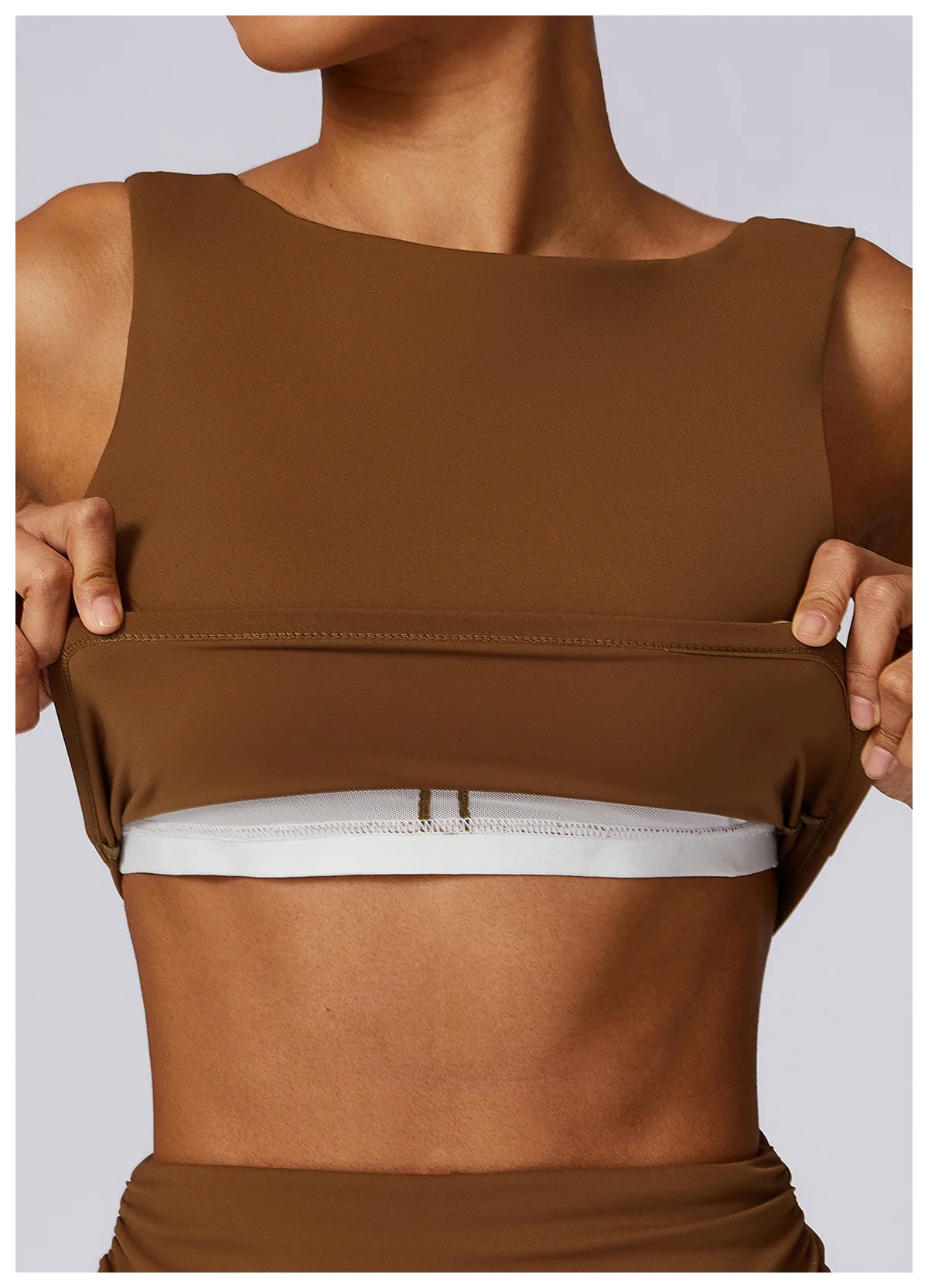High Strength Sports Bra Shockproof Crop Top Anti-sweat Fitness Top Women Yoga Bra Backless Push Up Sport Top Gym Workout Top