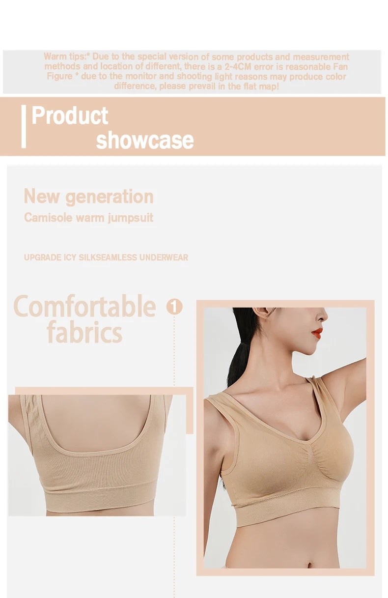 Womens Push Up Bras Running Gym Seamless Breathable Vest Top Removable Padded  Anti-sagging Uppe High Elasticity Sport Brassiere