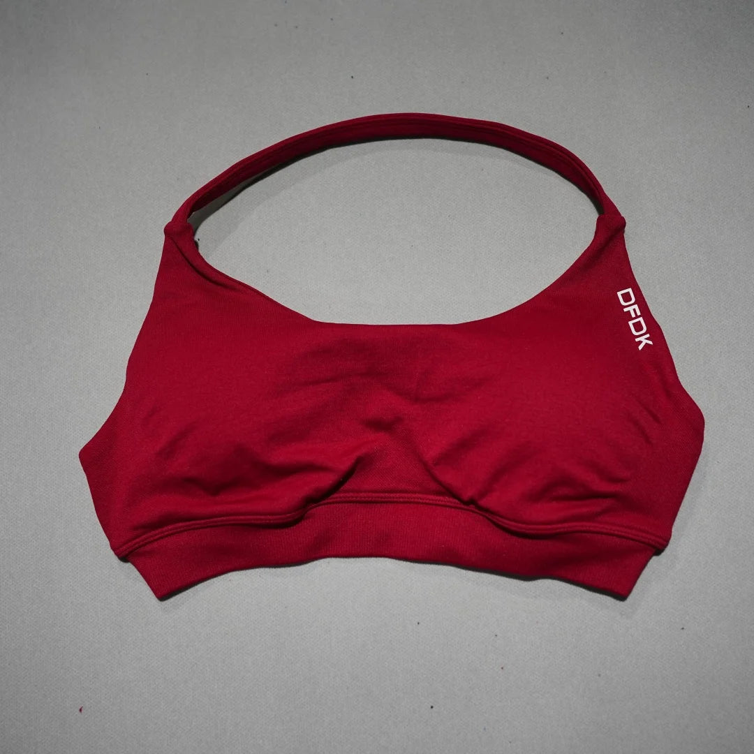 DFDK Women Seamless Sports Bra High Support Backless Yoga Camisole Top Push Up Fitness Running Gym Workout Athletic Sport Bra