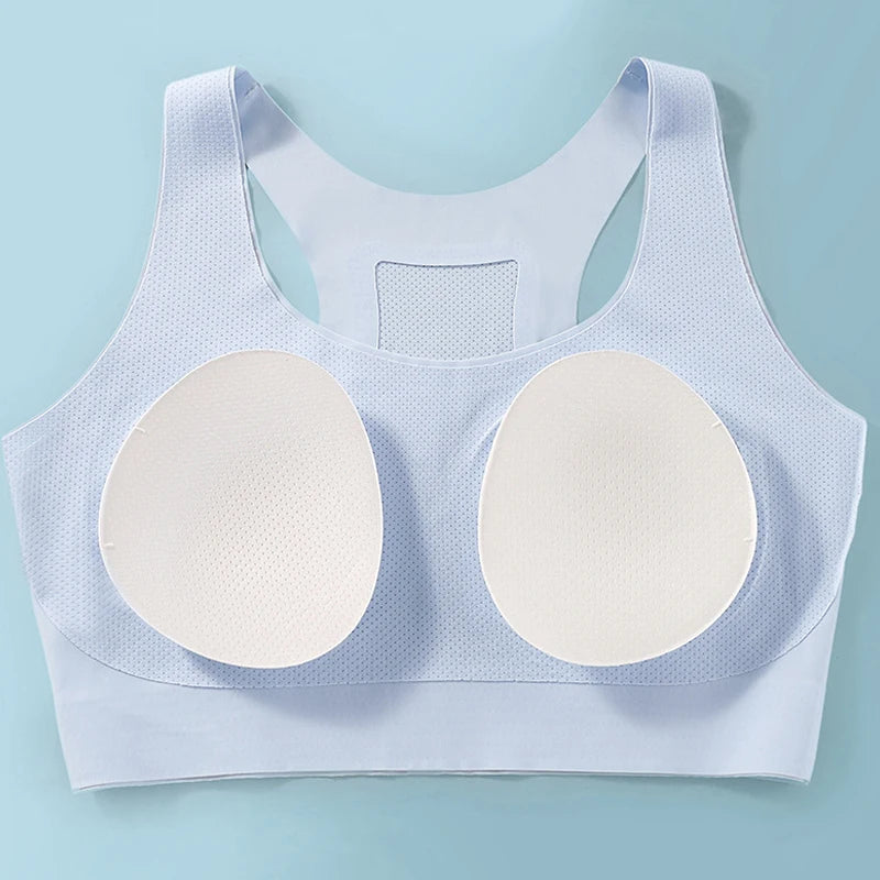 1pcs Girls Training Bras Middle High School Student Vest Children Seamless Bralette Adolescent  Thin Tops Pupil Sport Underwears