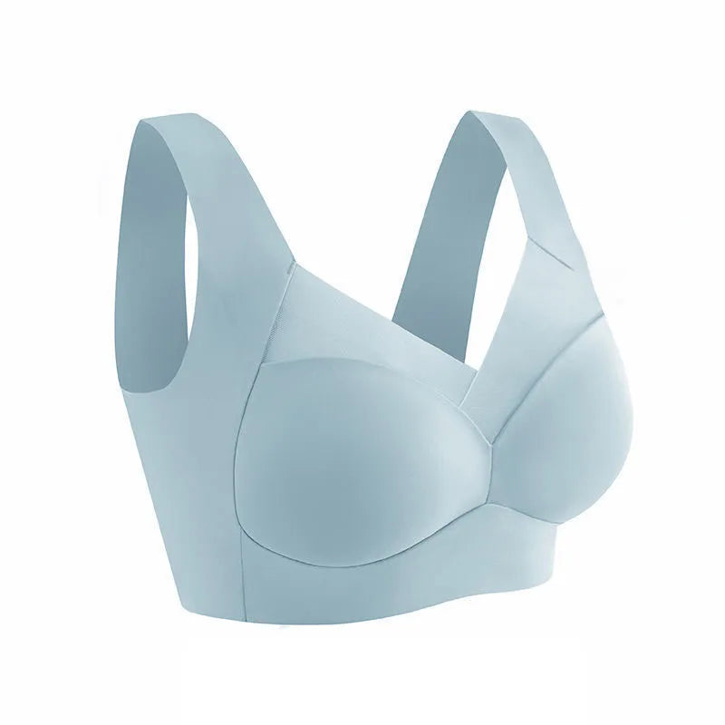 2-Pack Plus Size Lace Sports Bra – Seamless Wireless Gather Bralette