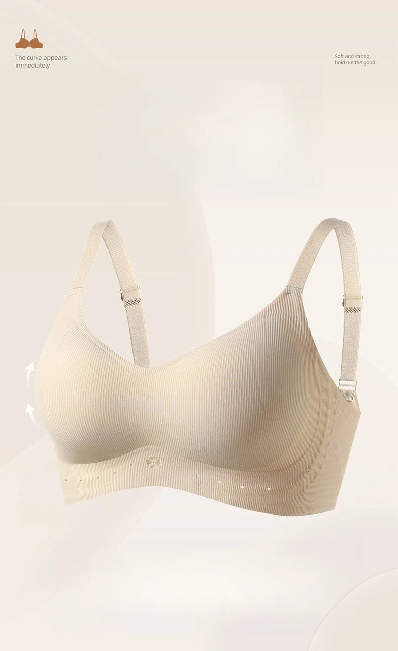 New Seamless Bra for Women Comfortable Jelly Bra Wireless Push-up Breast Collection Bras Sport Everyday Underwear