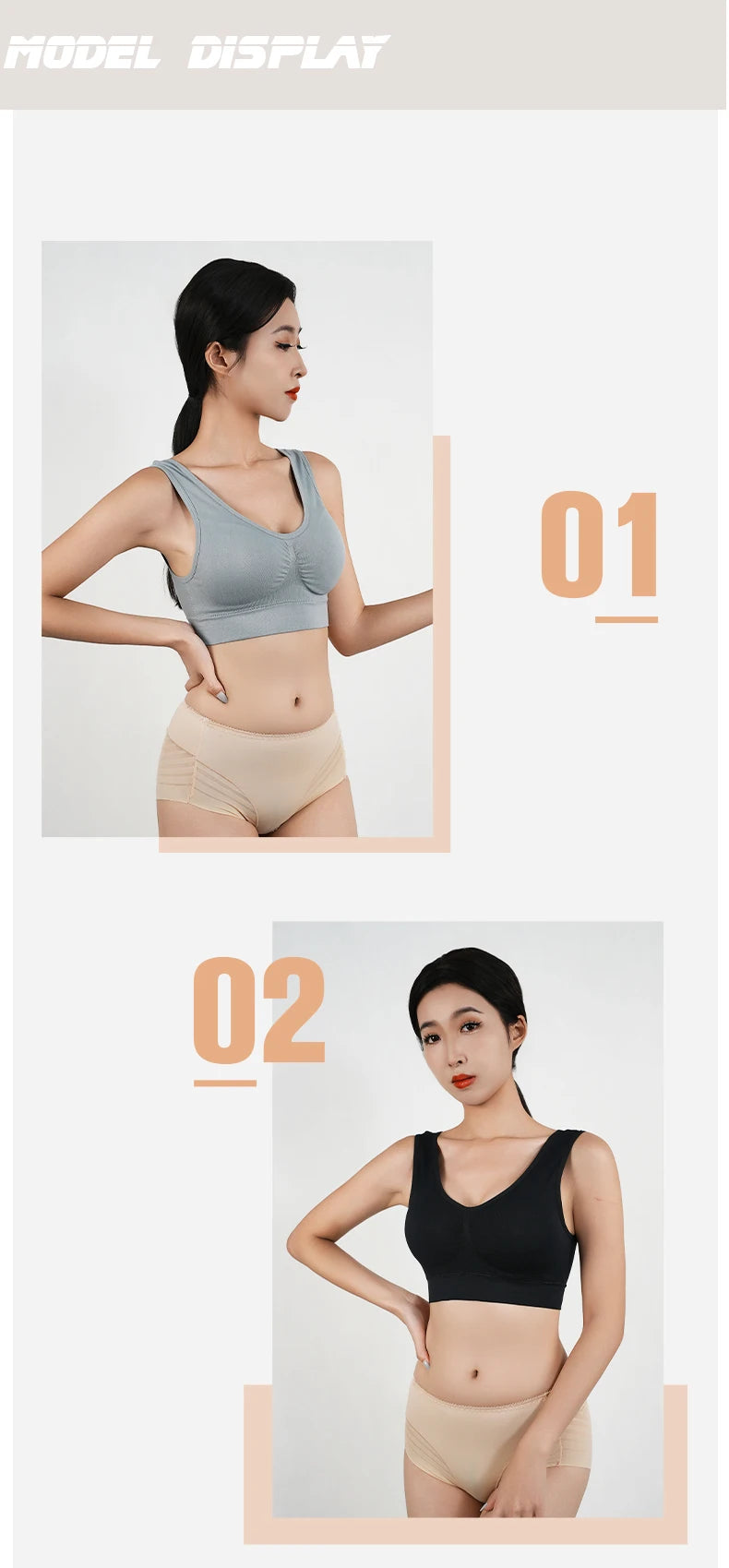 Womens Push Up Bras Running Gym Seamless Breathable Vest Top Removable Padded  Anti-sagging Uppe High Elasticity Sport Brassiere
