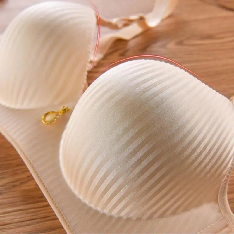Women's 8CM Extreme Push Up Bra Wireless Side Smoothing Lift Enhance for Small Flat Chest Seamless Breathable Comfort AA A B Cup
