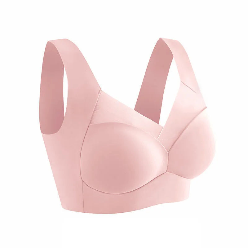 2-Pack Plus Size Lace Sports Bra – Seamless Wireless Gather Bralette
