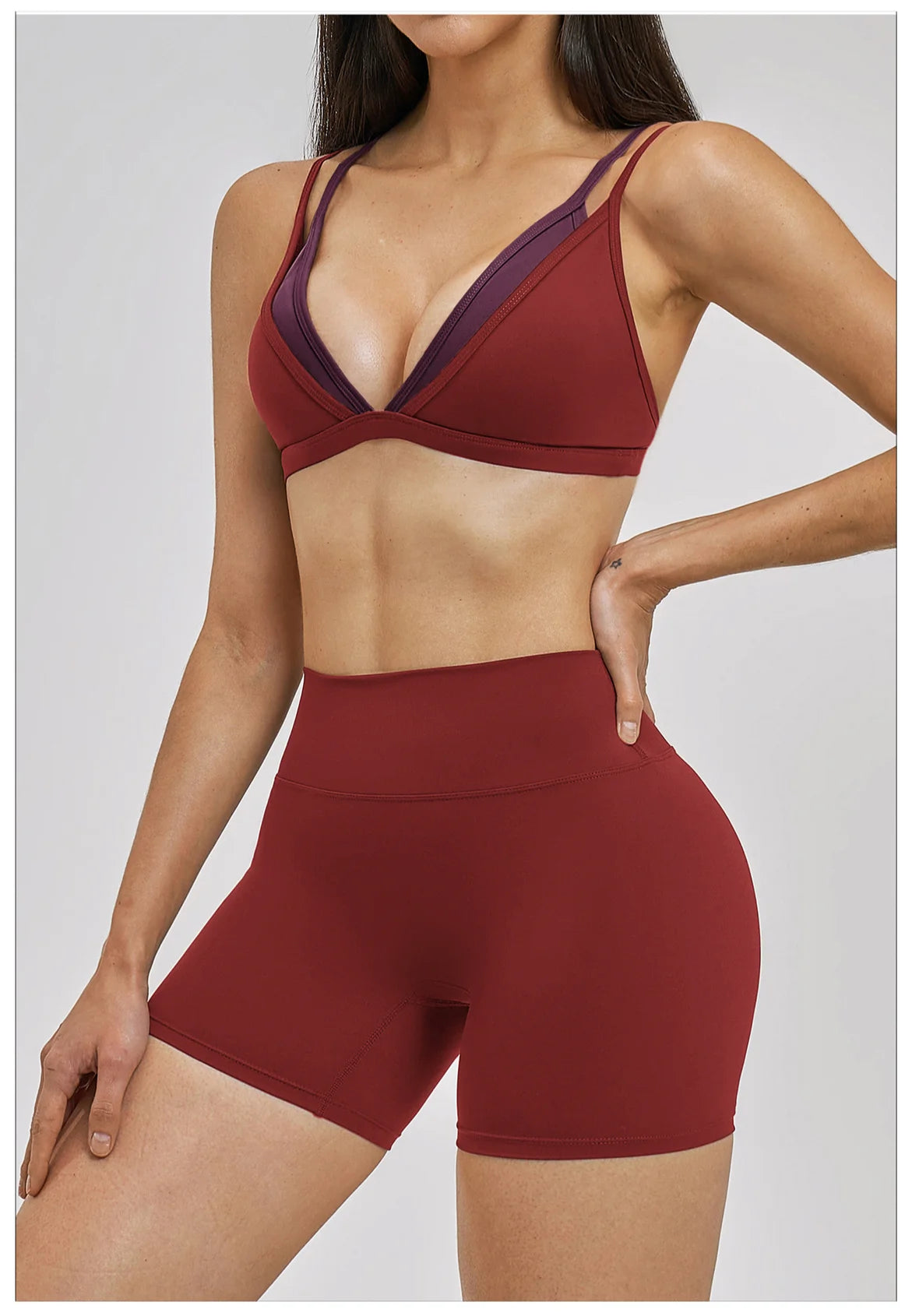 Backless Push-Up Sports Bra – Breathable Anti-Sweat Gym Running Yoga S–XL