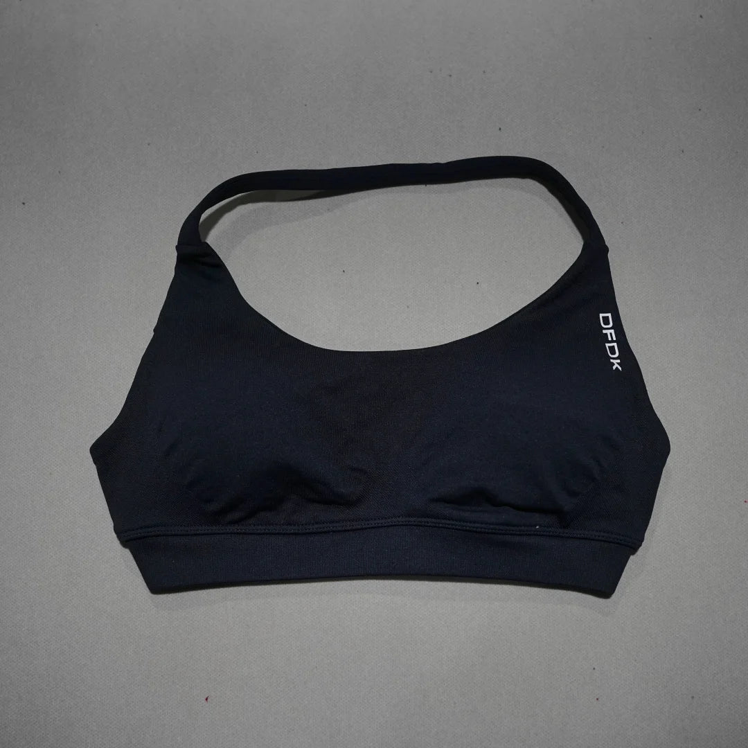DFDK Women Seamless Sports Bra High Support Backless Yoga Camisole Top Push Up Fitness Running Gym Workout Athletic Sport Bra