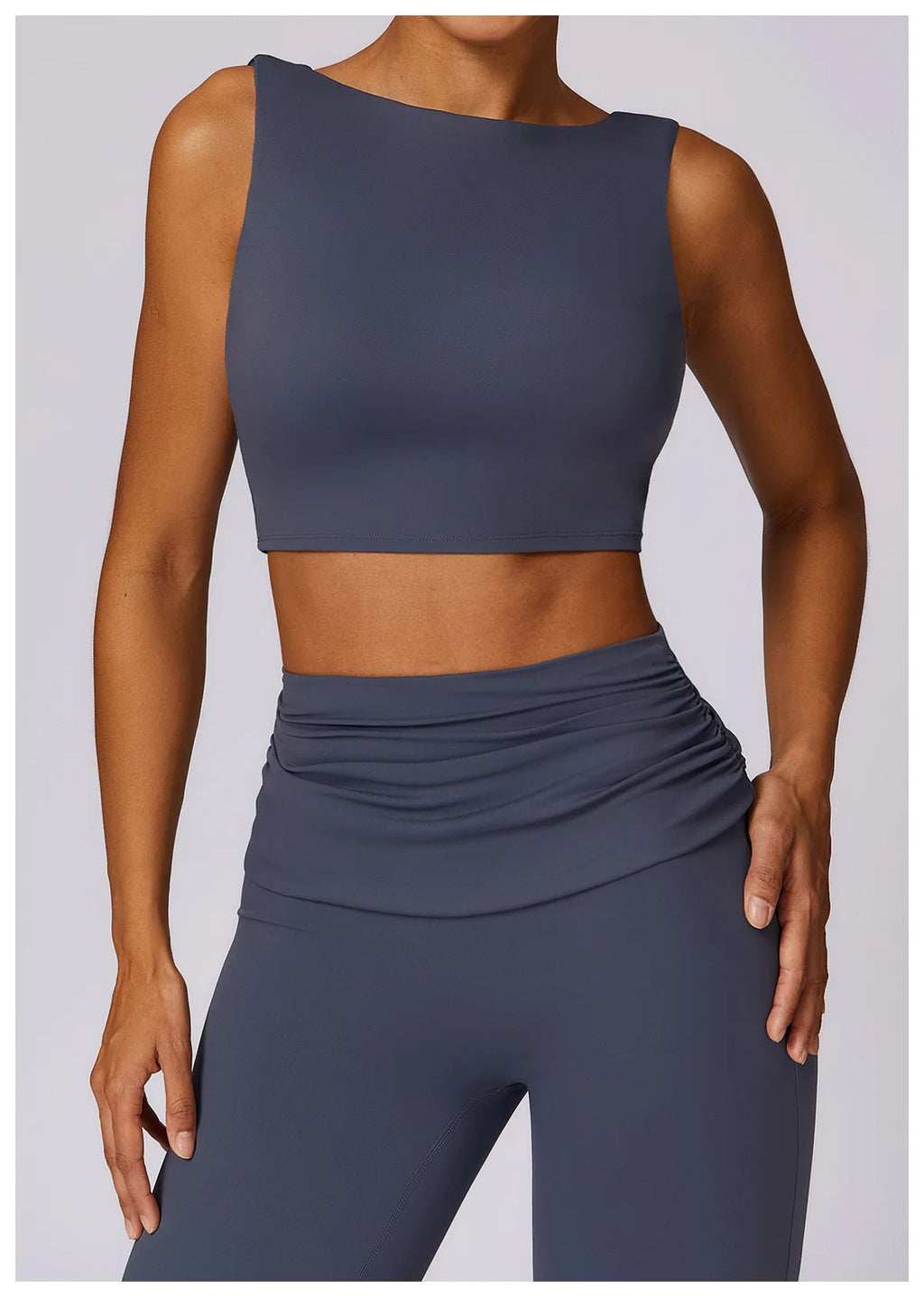 High Strength Sports Bra Shockproof Crop Top Anti-sweat Fitness Top Women Yoga Bra Backless Push Up Sport Top Gym Workout Top