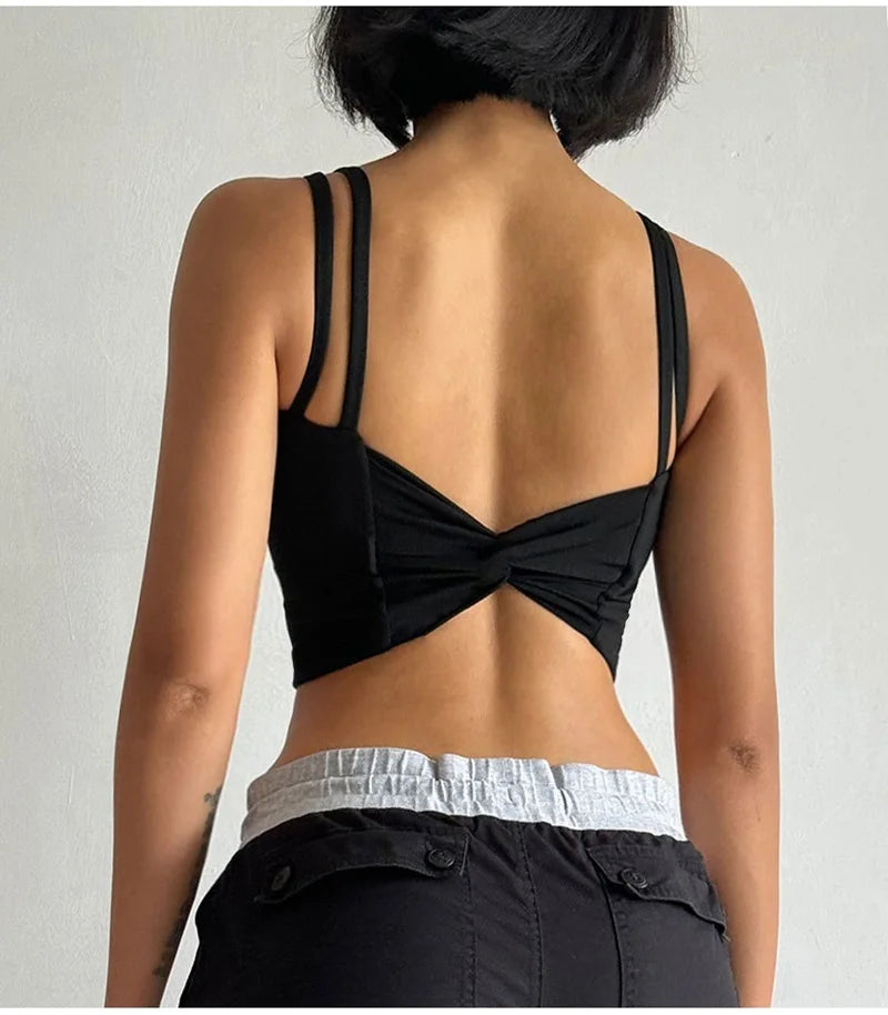 Cloud Hide Sweet Pink Sports Bra – Push-Up Yoga Crop Top Athletic Vest XS–XL