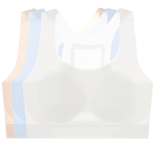 1pcs Girls Training Bras Middle High School Student Vest Children Seamless Bralette Adolescent  Thin Tops Pupil Sport Underwears
