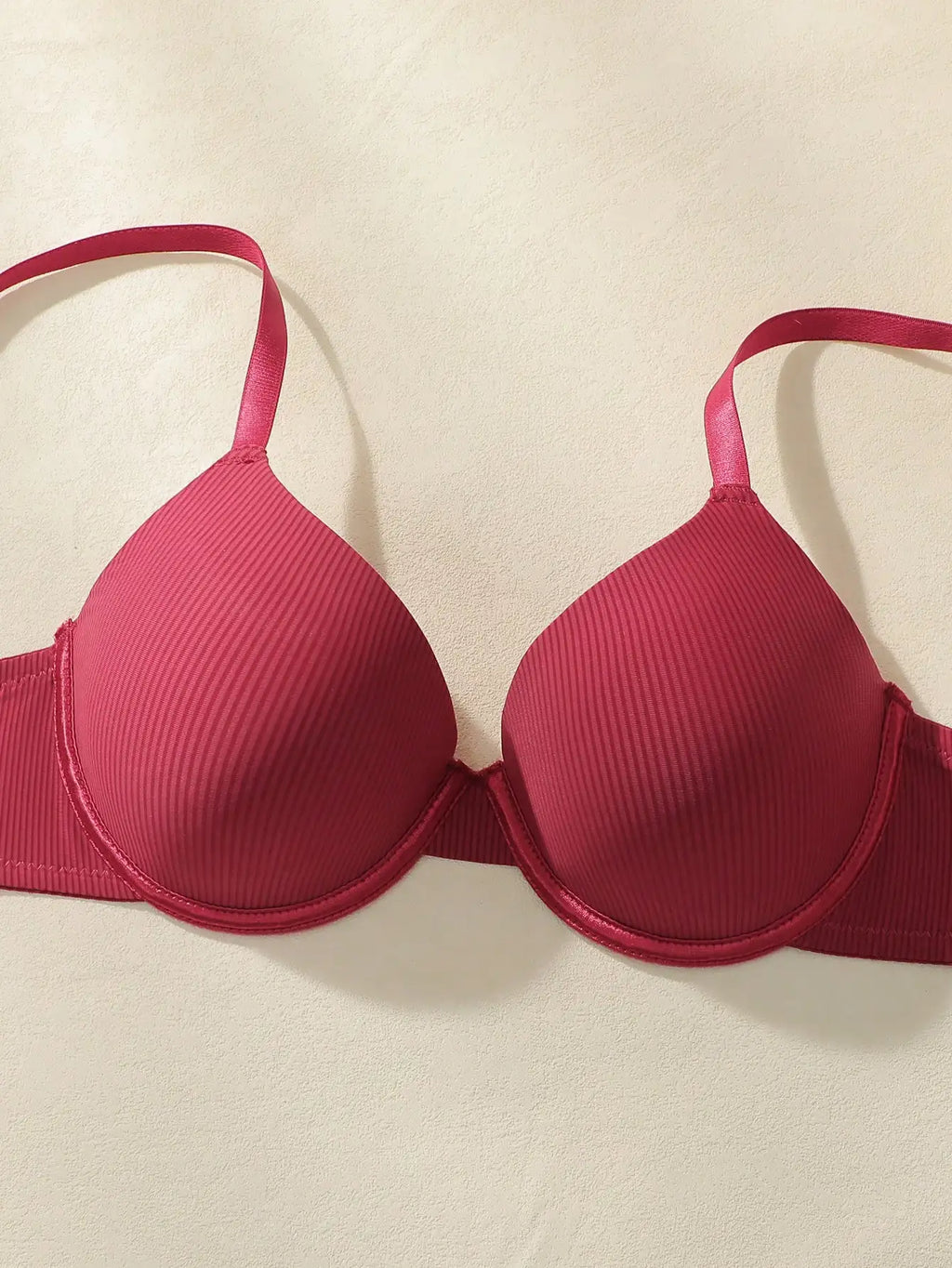 3-Pack Underwire Push-Up T-Shirt Bra – Full Coverage Padded Everyday 70B–85B
