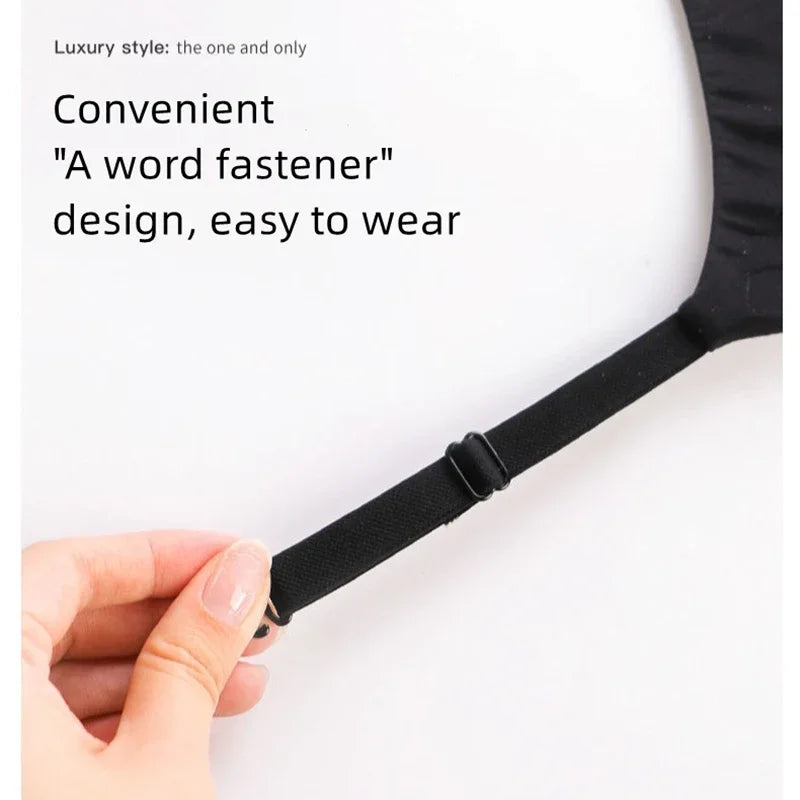 Invisible Lift-Up Bra – Seamless Deep U Plunge Backless