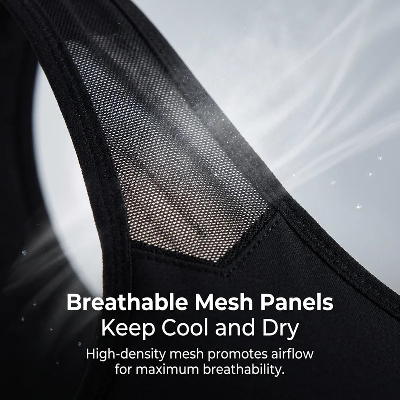 Sports Bra for Women Minimizer Support Front Closure Posture Corrector Shaper Push Up Yoga Fitness Running Padded Bralette